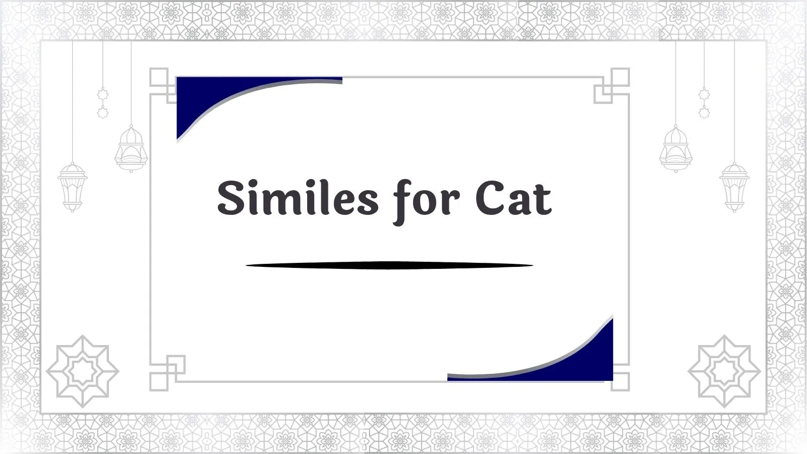 Similes for Cat