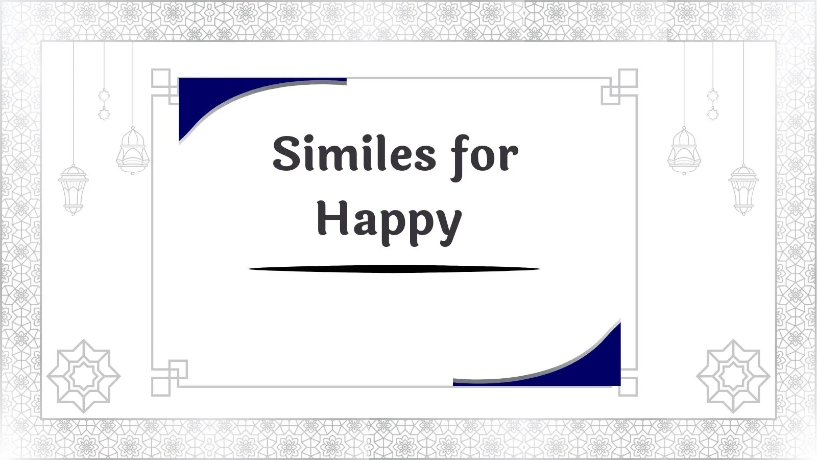 Similes for Happy