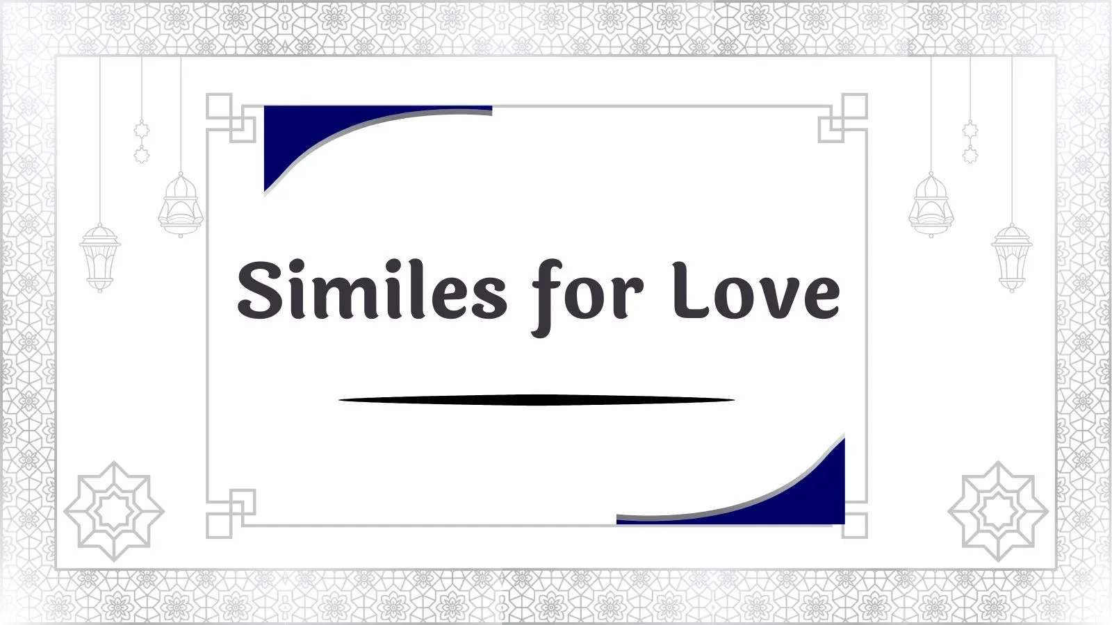 Similes for Love