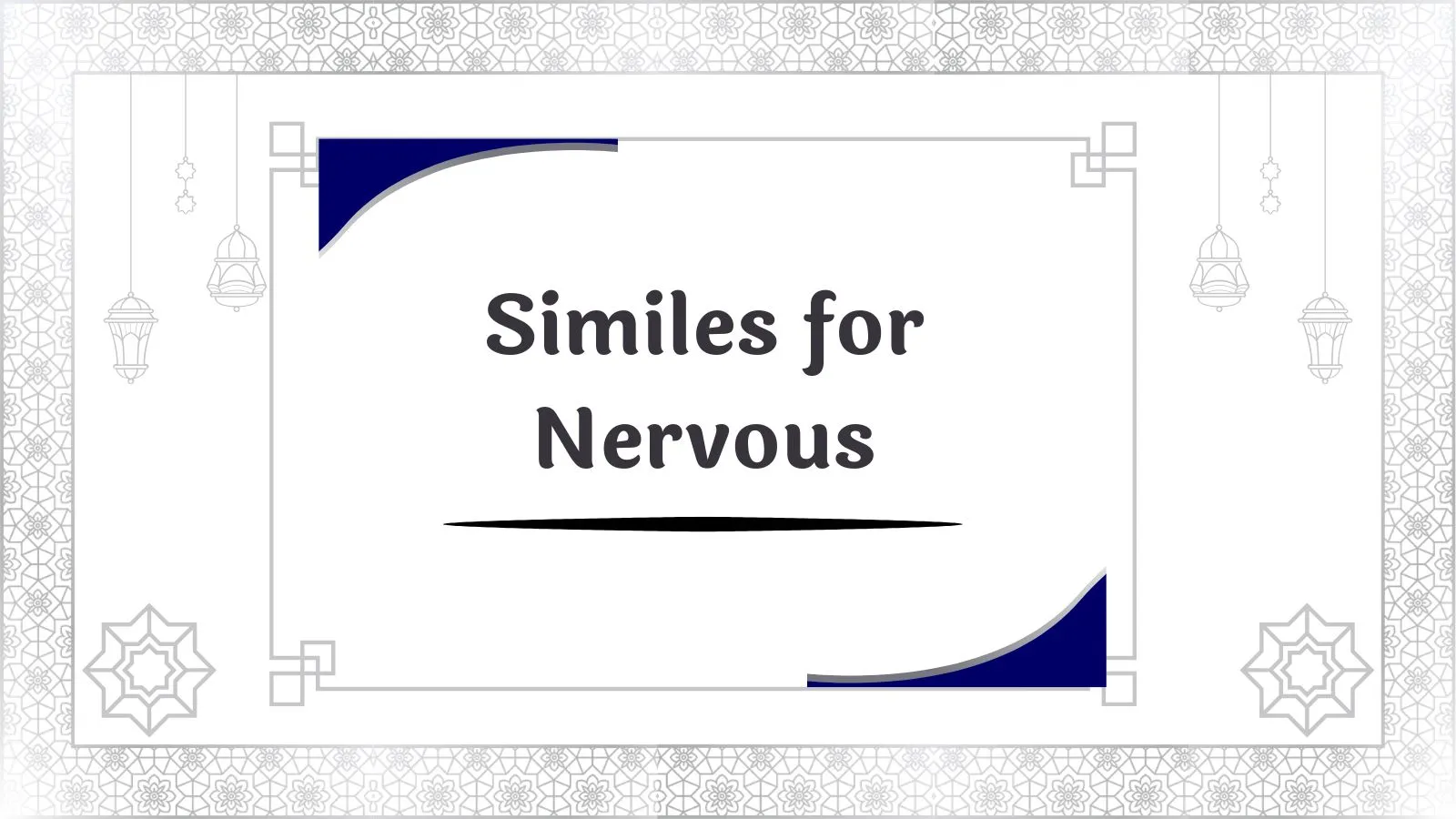 Similes for Nervous