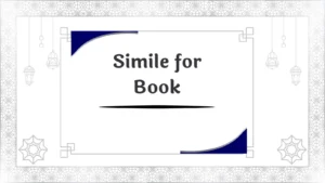 Simile for Book