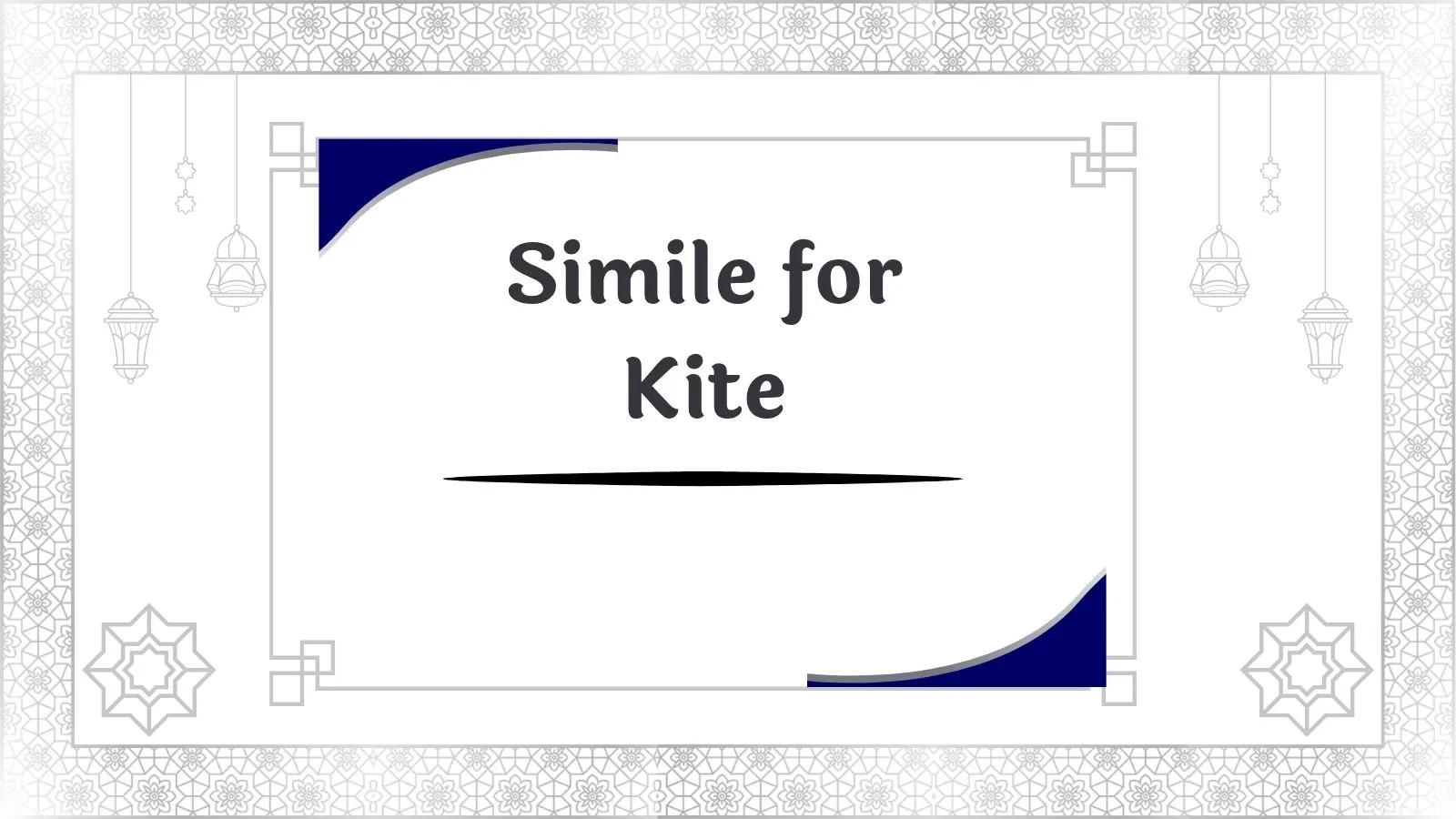 Simile for Kite