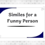 Similes for a Funny Person