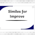 Similes for Improve