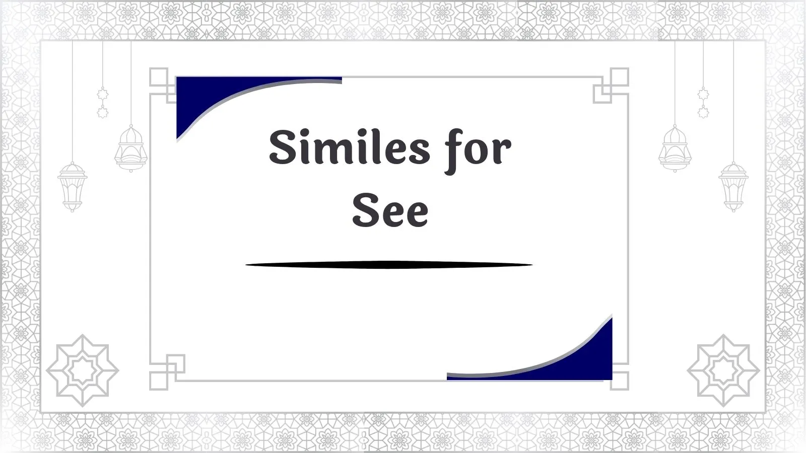 Similes for See