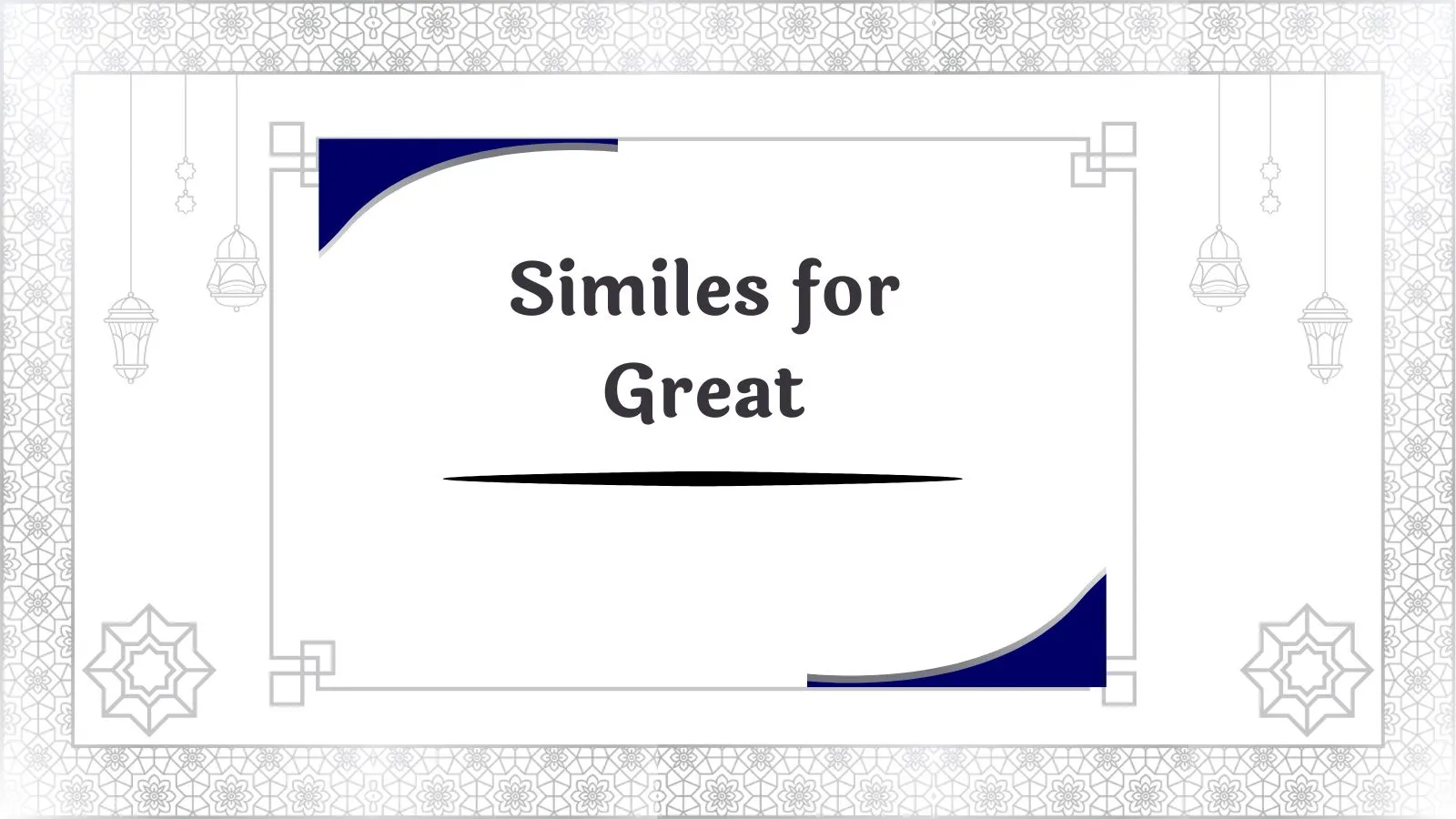 Similes for Great