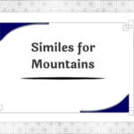 Similes for Mountains