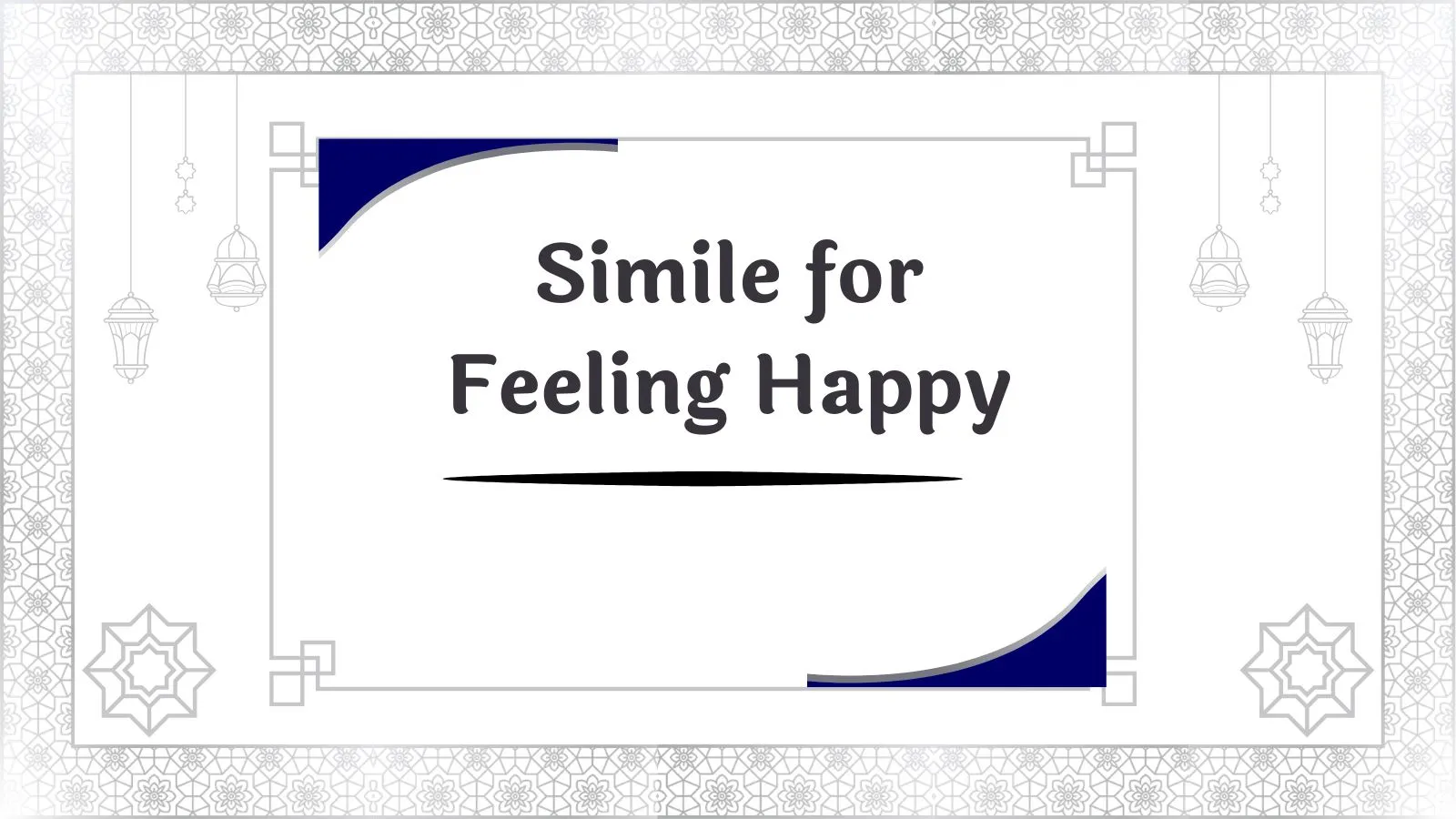Simile for Feeling Happy